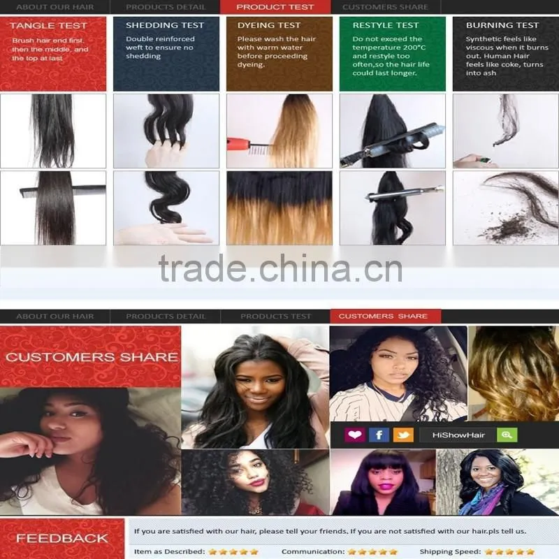 Large stock lace front human hair closure with baby hair remy indian hair