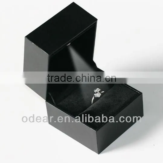 2015 new design solid wooden ring necklace earring box set