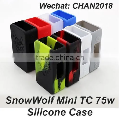 Wholesale silicone case for electronic cigarette Mini 75w Box silicone skin