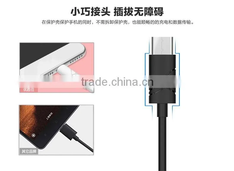 Original USAMS U-gee Series USB Type-C Data Sync Charging Cable For Nokia N1 / LeTV / Macbook / Pro Type-C