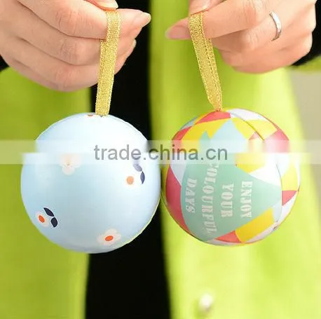 christmas gift tin balls ball shape gift box christmas ball gift box st3076