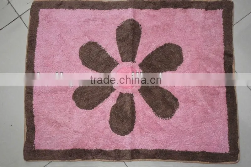 Microfiber Bath Rug Water Absorbent Unique Antislip Rug