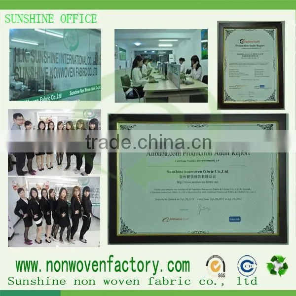 Nonwoven cloth material fabric, fabric for making bed sheets, bed sheet fabric