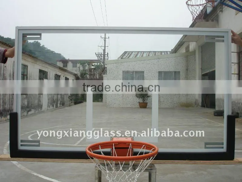 tempered glass basketball backboard