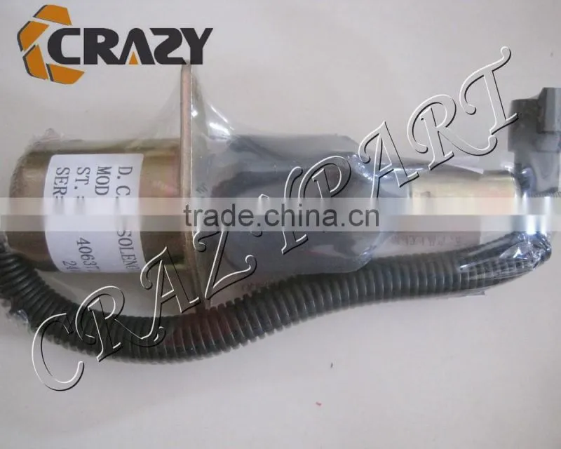 4061372 flameout solenoid, excavator spare parts