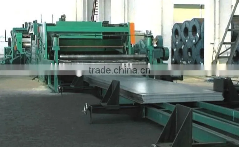 High speed cut to length machine line for carbon steel coil