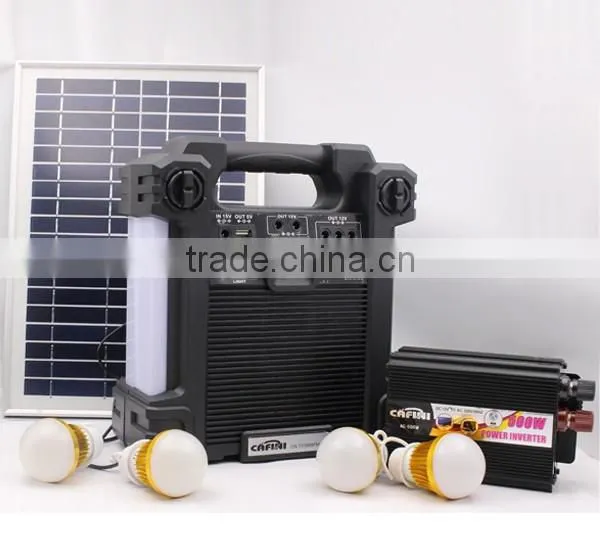 China manufacturer Price Portable Solar Power Source 12V Solar Lighting Kit Solar