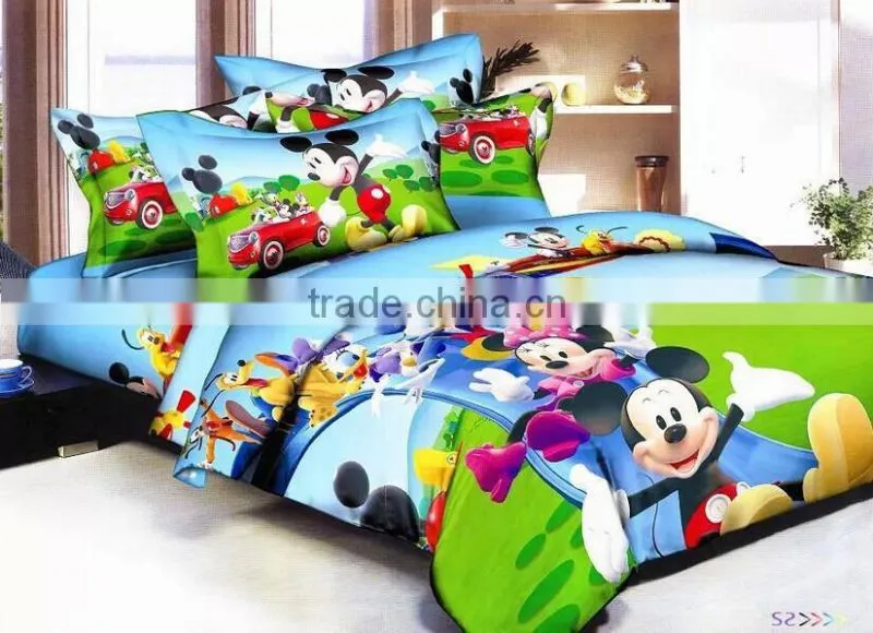 100% polyester children bedding/kids bedding set/duvet cover