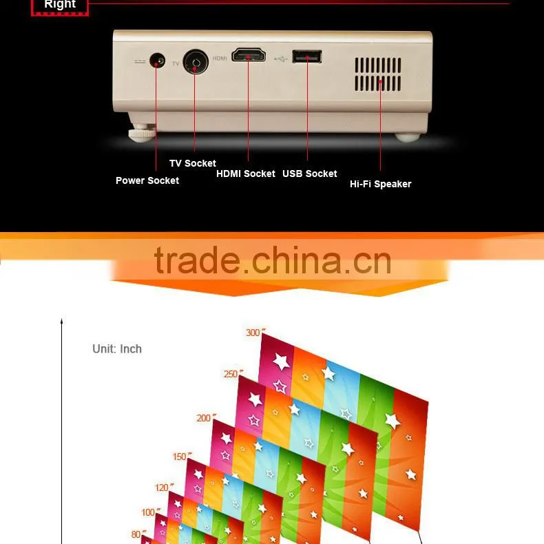 mini projector wireless outdoor home mini cinema projector