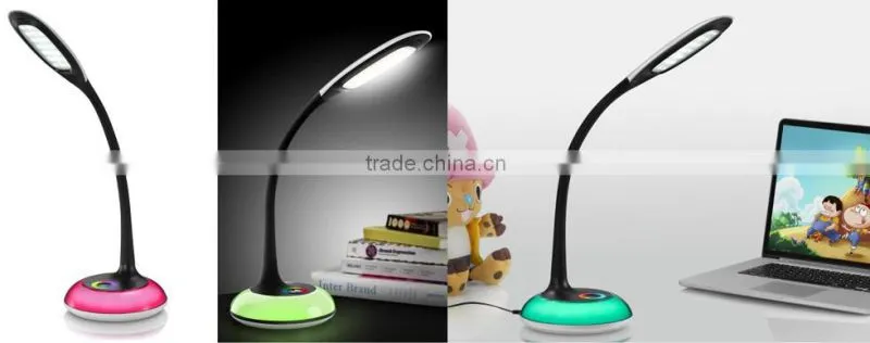 3-grade brightness touch dimmer Gooseneck Led Desk Lamp