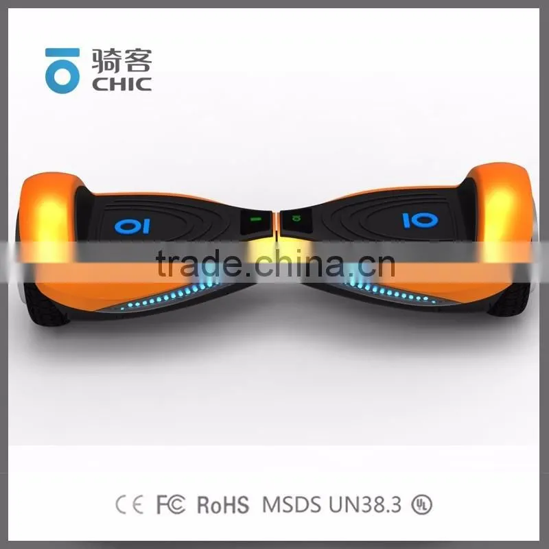 Powerboard by HOVERBOARD SAFE UL 2272 CERTIFIED 2 Wheel Self Balancing Scooter with LED Lights - Hands Free Battery