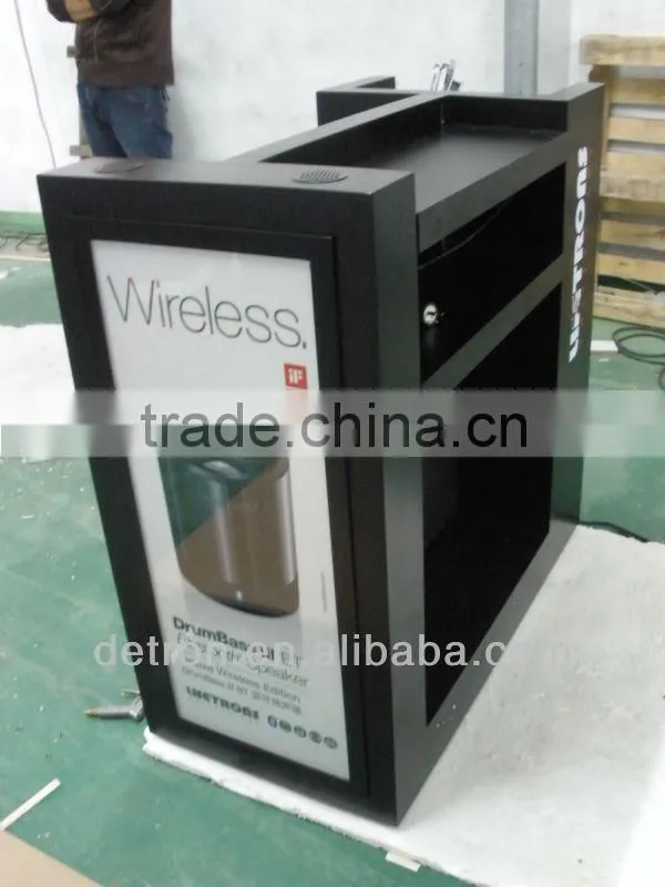 free standing light box display