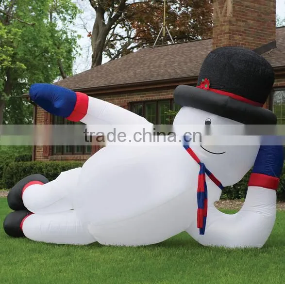 Christmas Outdoor Lawn Decoration Inflatable Snowman