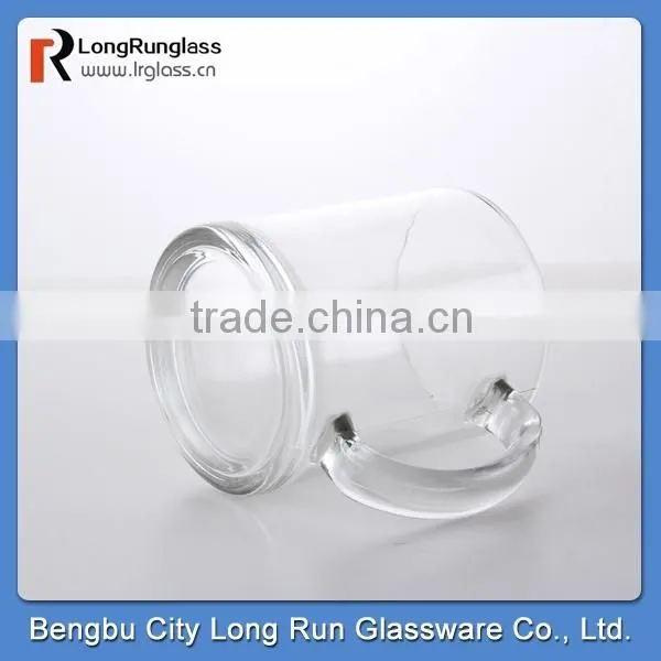 LongRun 10oz mikl glass mug print logo design