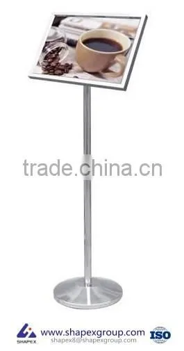 Portable outdoor sidewalk sign a board poster stand