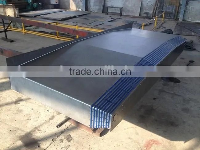 machine tool guide way protection cnc steel telescopic cover