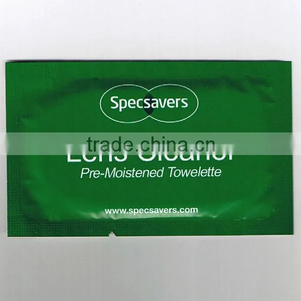 computer screen lens cleaner, tube pack wet cloth, CE certification