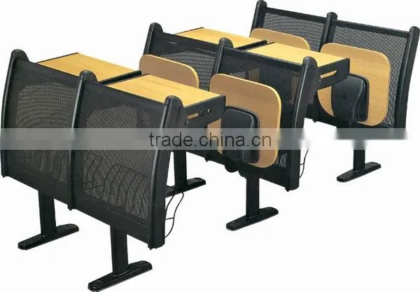 Steel Frame School Furniture University Desk Chair