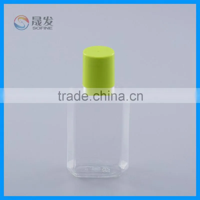 Plastic pet body lotion bottle