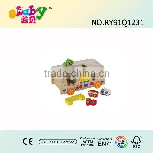 wooden puzzle set toys