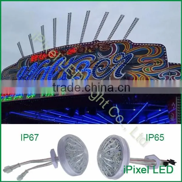amusement park ucs1904 18leds/pcs 60mm mushroom led pixel light