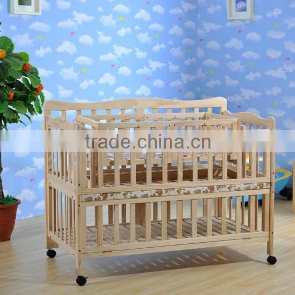 multi-function wooden single bed cot approved FSC