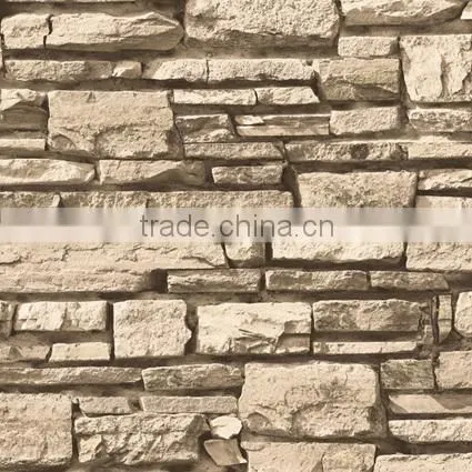 2015 new design 3d brick wallpaper/3d panel/3d nature wall paper