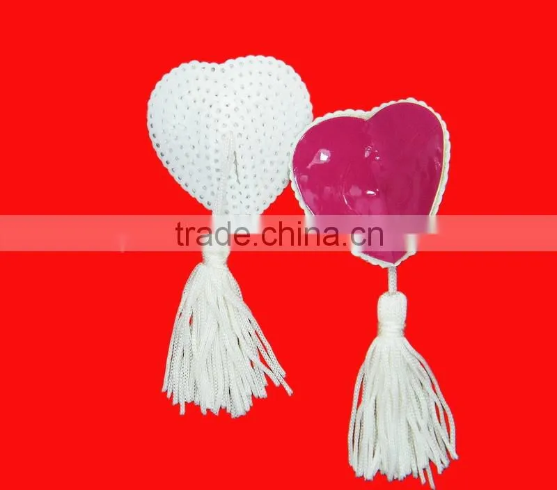 2016 Gold heart tessel beauty girl nipple cover