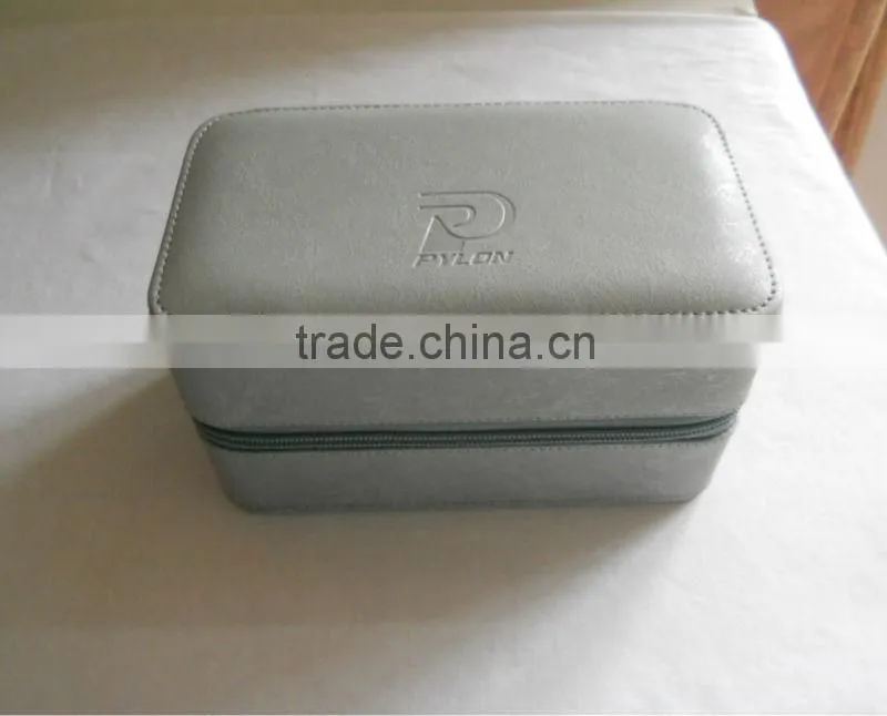 Custom leather watch box for double