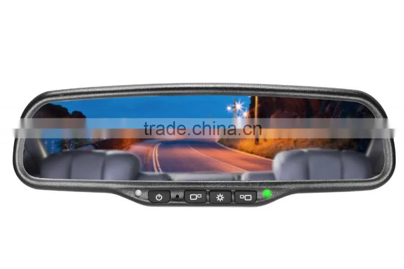 Multipul screen display rear view mirror monitor especially for trucks