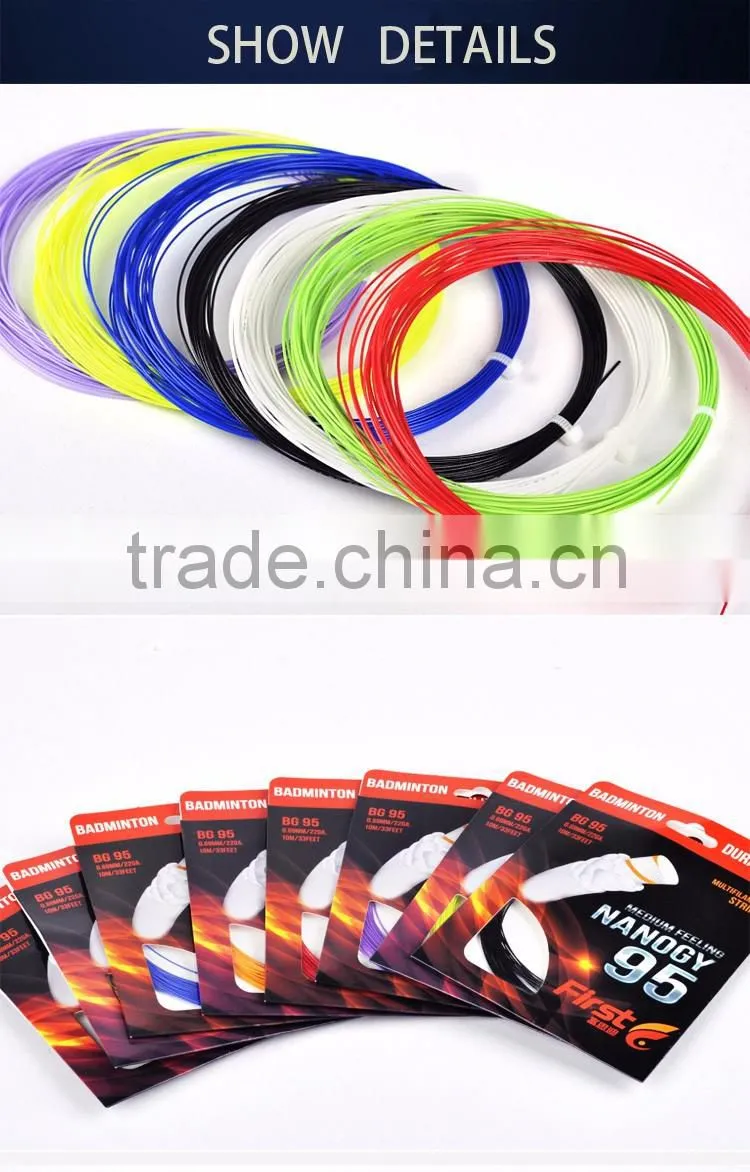 Cheap nylon string badminton high quality string