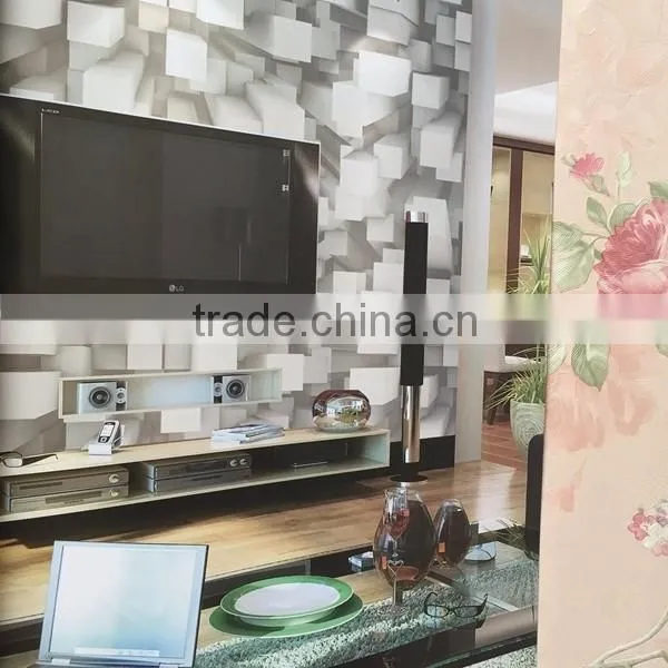 3d cube good design vinyl wallpaper