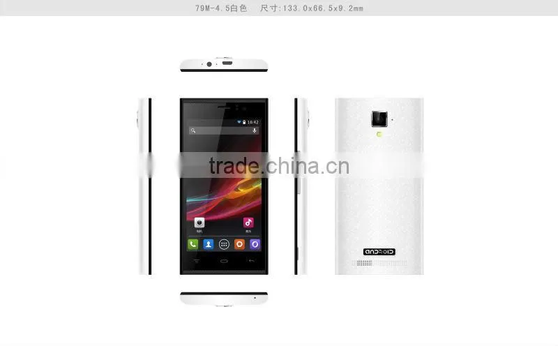 wholesale 3G smart phone ZOYO ZP450 with Android 4.4 MTK6582 Quad core 1.3GhZ 512MB+4GB