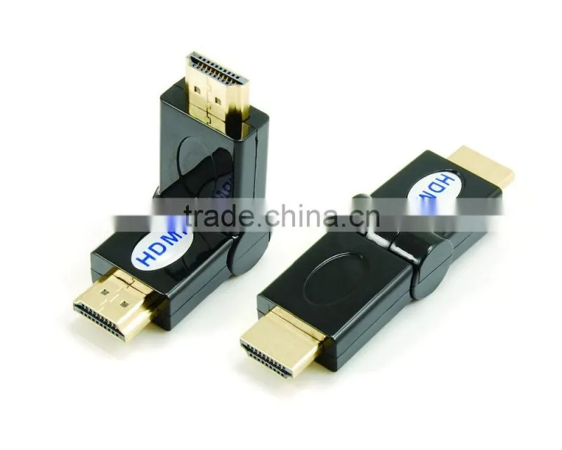 HDMI male to male adapter rotating 180 degree