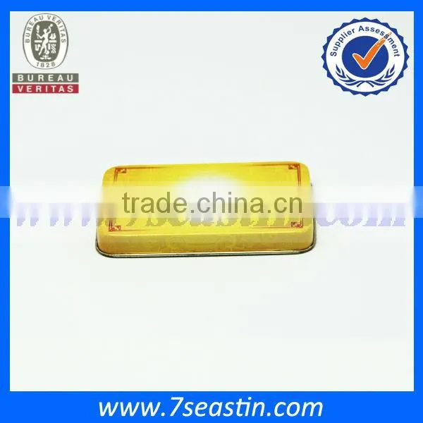 rectangle tin box for American ginseng soup