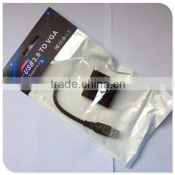 2014 hotsell USB 3.0 cable factory price USB 3.0 TO VGA converter