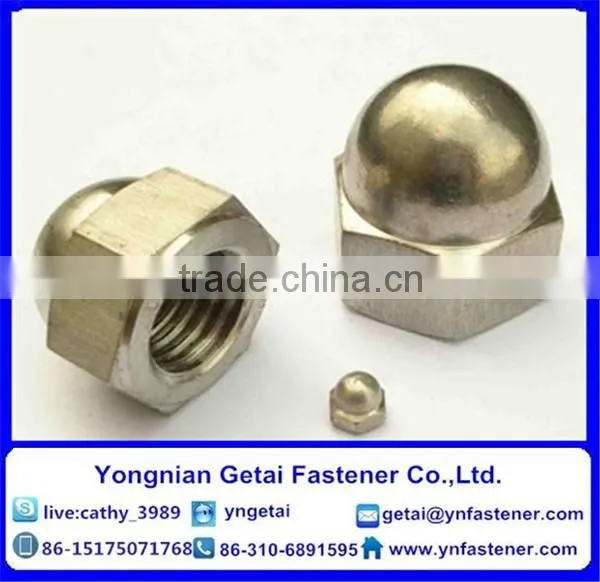 DIN 1587/DIN 917 Hexagon/Flange Cap Nuts M3-M24 Galvanized