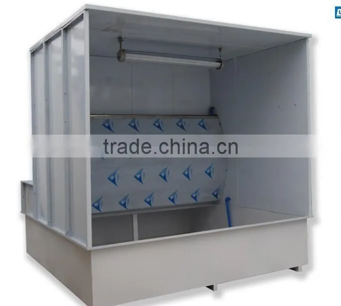 small galvanization spray tan booth, spray paint booth No.LYH-WTPM023-1 liquid image manufacturer