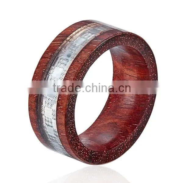 Natural Wood Ring, Wooden Jewelry Ring