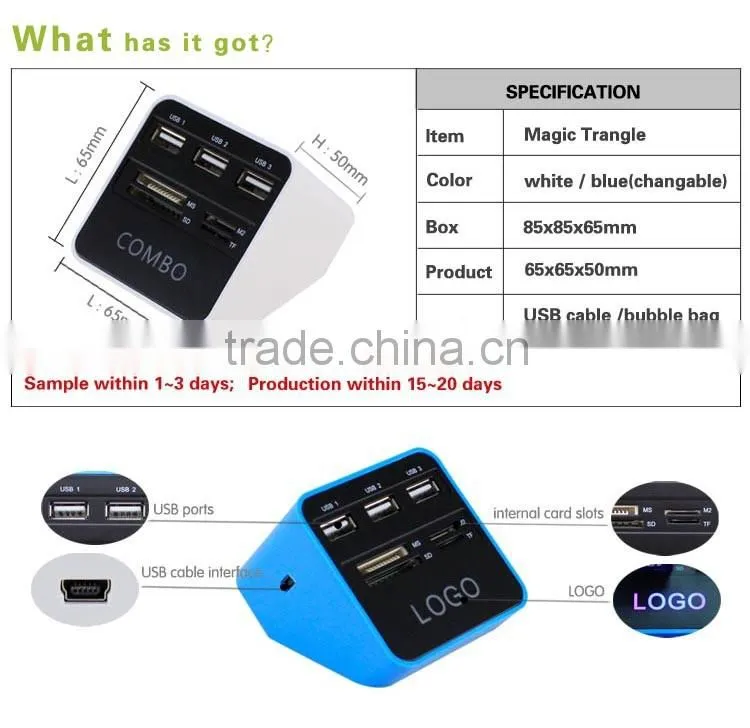 computer accessory Ultra high Speed 4 port usb 3.0 hub