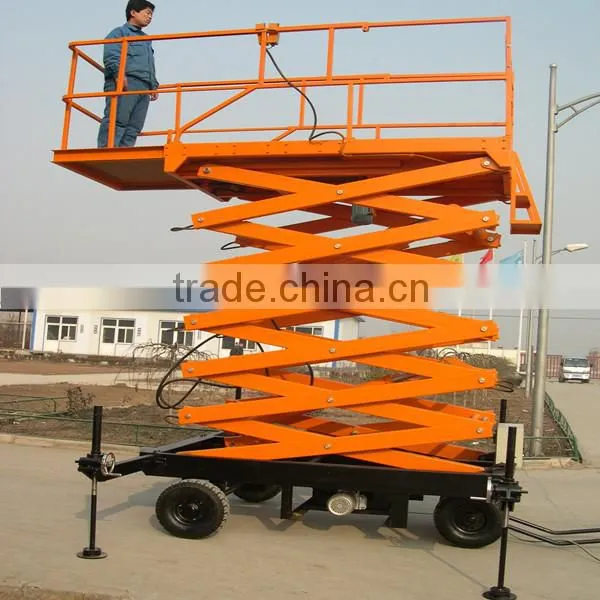 scissors lift table