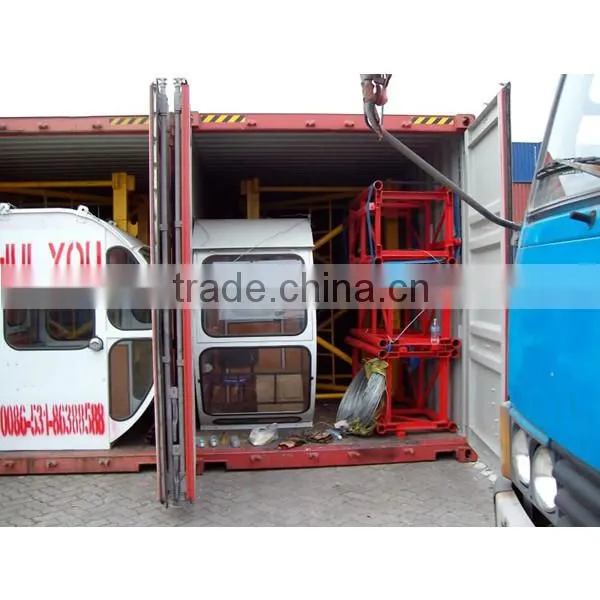 12t 50m jib huiyou QTZ D125 TOWER CRANE IN CHINA