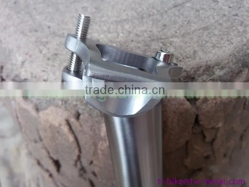 Gr9 Ti-3AL-2.5V titanium backset 27.2 31.6 30.9 seat post with all time warranty