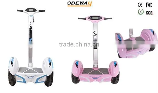 Newest smart balance scooter 15 inch 2 wheels hover board with handle bar