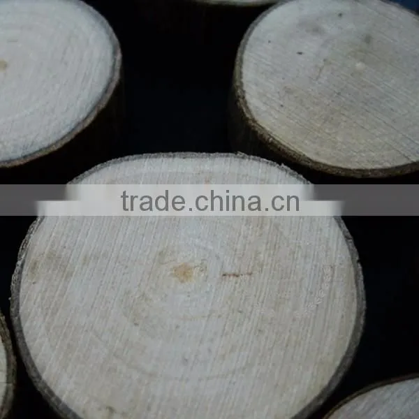 30-40mm size 5mm thick natual log wood piece painting material pendant setting DIY finding bezel tray supplies 1411130