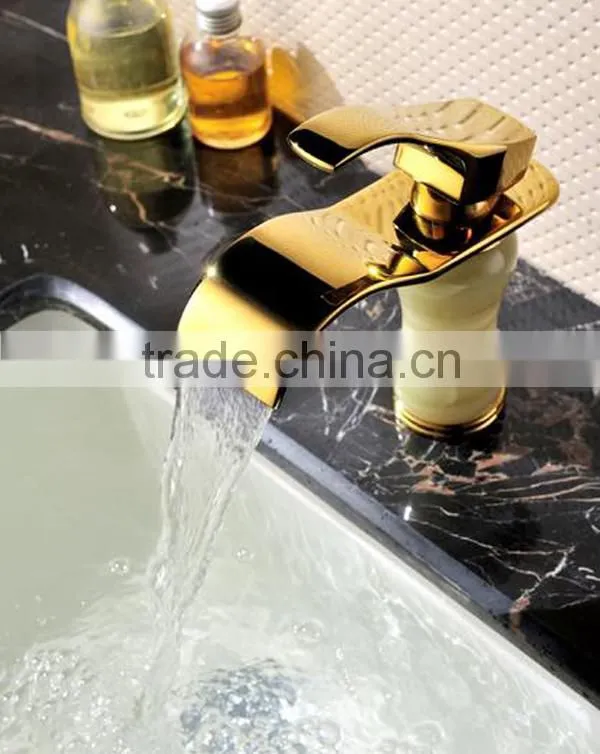 contemporary basin faucet for bathroom, single lever brass body basin faucet