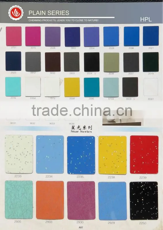 HPL particle board