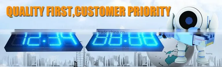 high brightness Led gas price signs with FCC