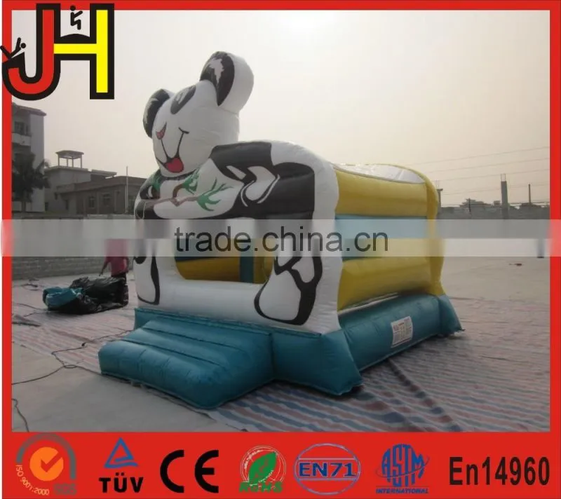 Funny panda inflatable castle, inflatable cute panda bouncer, inflatable panda manufacturer