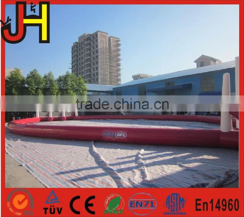 Best price inflatable rugby pitch, inflatable American football field, Mega Rugby/ Football Pitch